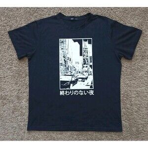 Tokyo Japan T-Shirt Men's Medium Black Short Sleeve